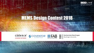 MEMS Design Contest 2018 Winners Announced