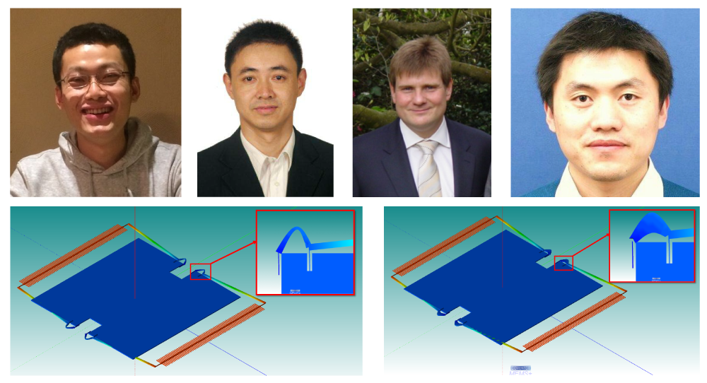 FMEMS Design Contest -3rd Prize Team from the University of Liege, Microsys, KU Leuven and Zhejiang University. This team created an advanced genetic algorithm for the design of non-linear MEMS sensors with compliant mechanisms, and showcased it using a capacitive MEMS accelerometer.