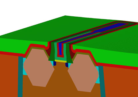 45nm PMOS transistor with completed metal gate