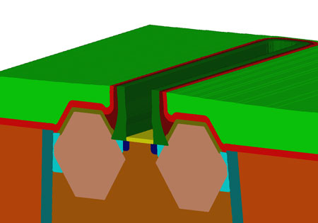45nm PMOS transistor after removal of the gate polysilicon for which SEMulator3D is able to model the CMP dishing.