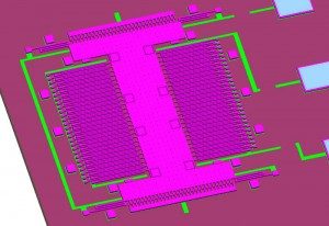 SEMulator3D model view of accelerometer