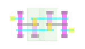 Design data for an example 0.074µm2 SRAM cell