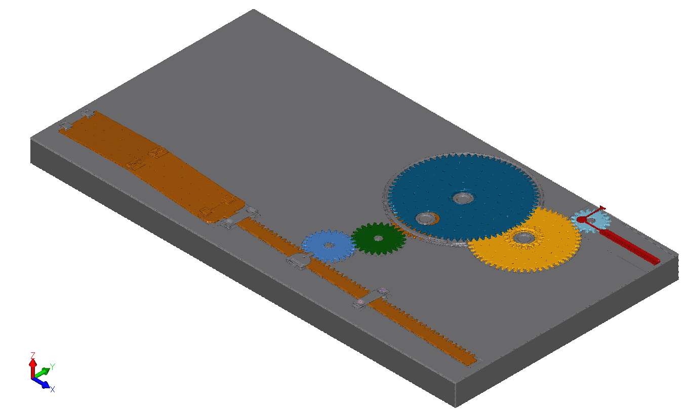 SEMulator3D animation of pop-up MEMS mirror