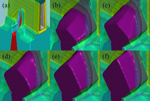 Figure 3 source drain structure without epi and with different epi thicknesses