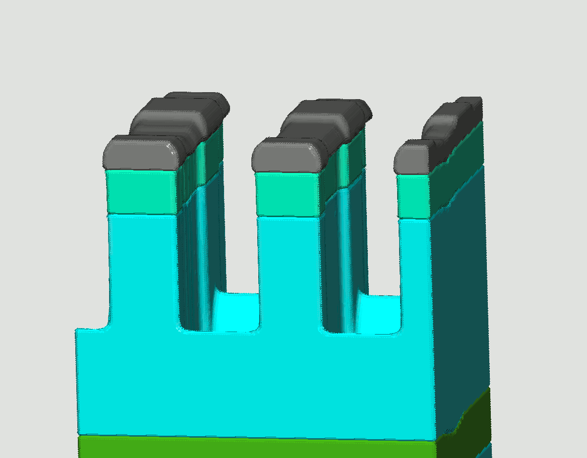 Figure 1. Breadloaf effect and void formation in Mx Barrier/Cu Fill process