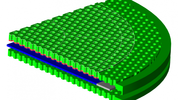 Figure 2:  Double Backplate MEMS Microphone MEMS+ Model Example