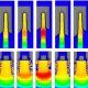 Fig. 3: Leakage current distribution from different directions.