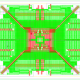 Figure 2: Layout representation of ST Gyroscope (reverse engineered using TechInsights teardown)