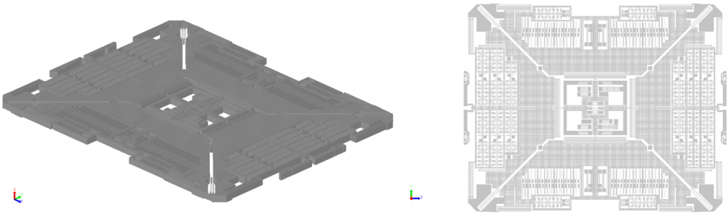 Figure 4: 3D Solid Model from layout and process description