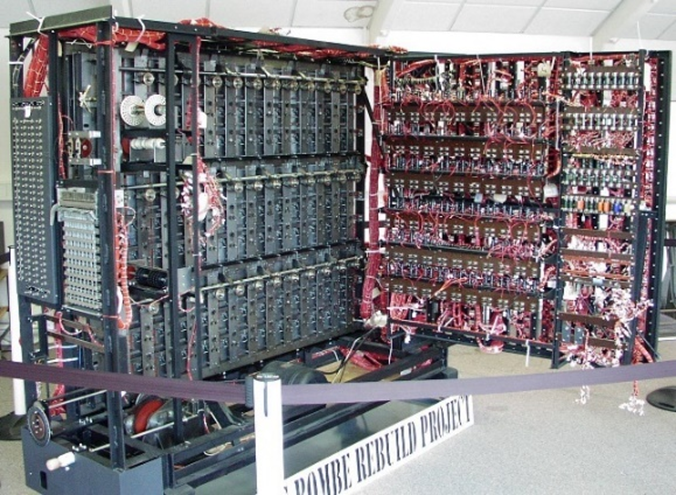 Figure 1:  Replica of Turing’s electro-mechanical computer [1]
