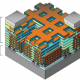 Figure 2: Schematic view of standard CMOS including an electro-mechanical switch monolithically integrated into BEOL [2].   Courtesy:  University of California, Berkeley