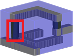 Figure 7:  Design B with calibrated (lengthier) via etch